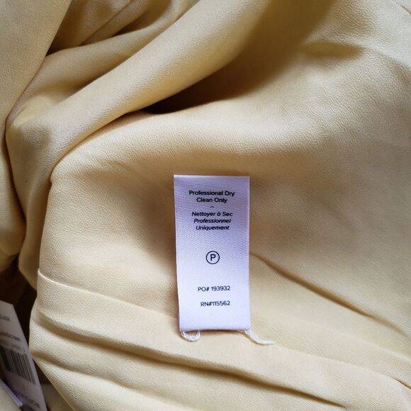 Cinq a Sept Coronado High Waist Woven Checkered Tweed Shorts Yellow White Size 2 - Picture 11 of 11